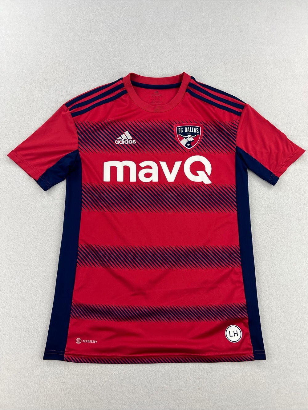 Adidas FC Dallas 2022/2023 Home Jersey Crescendo Kit Big Kids Size XL 15/16Y